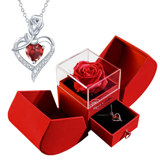 Boîte à bijoux de Noël Collier